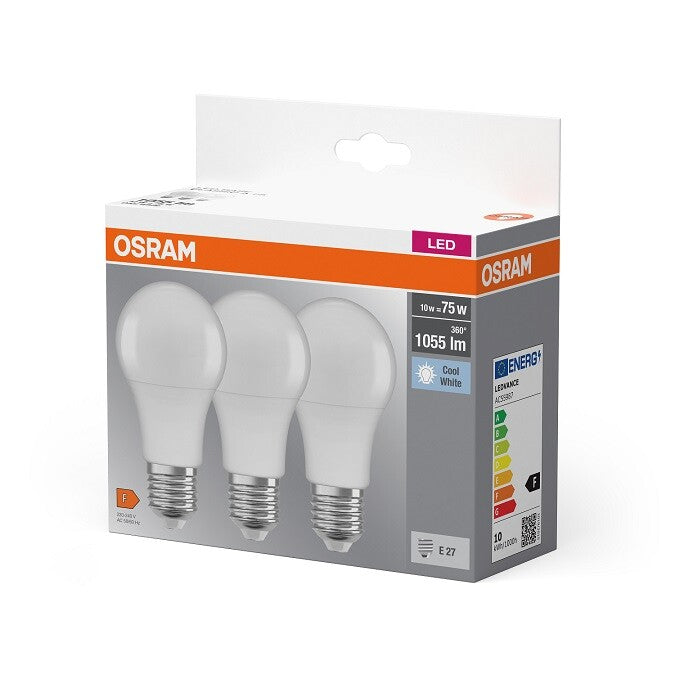 819573 3u STANDARD LED LAMP E27 10W 4000K OSRAM BASE