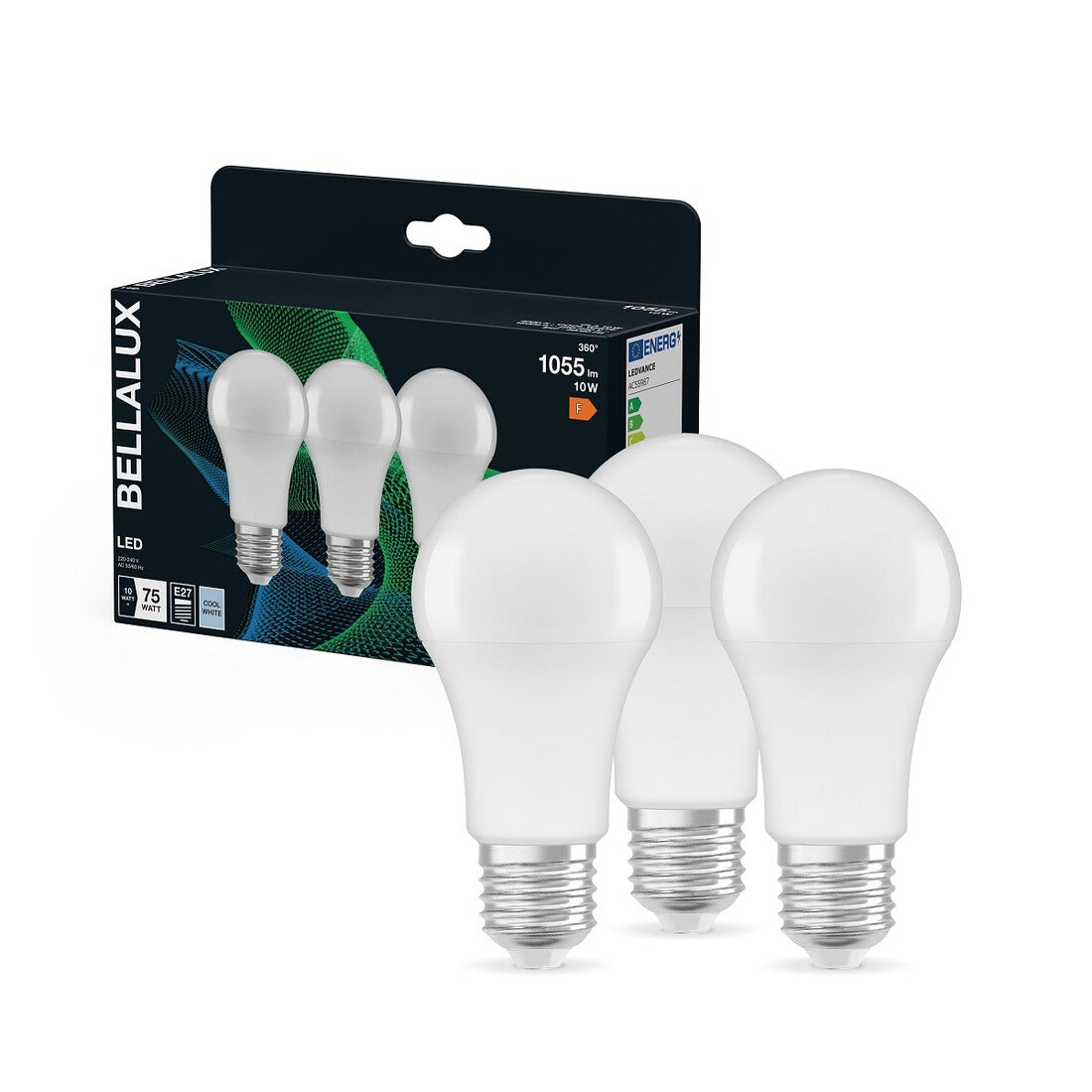 595569 3u STANDARD LAMP LED E27 10W 4000K BELLALUX
