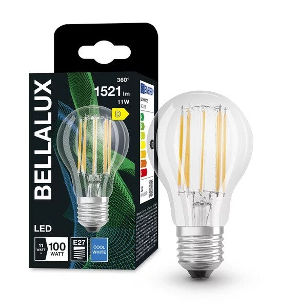 115453 LAMPE STANDARD LED 11W E27 4000K BELLALUX