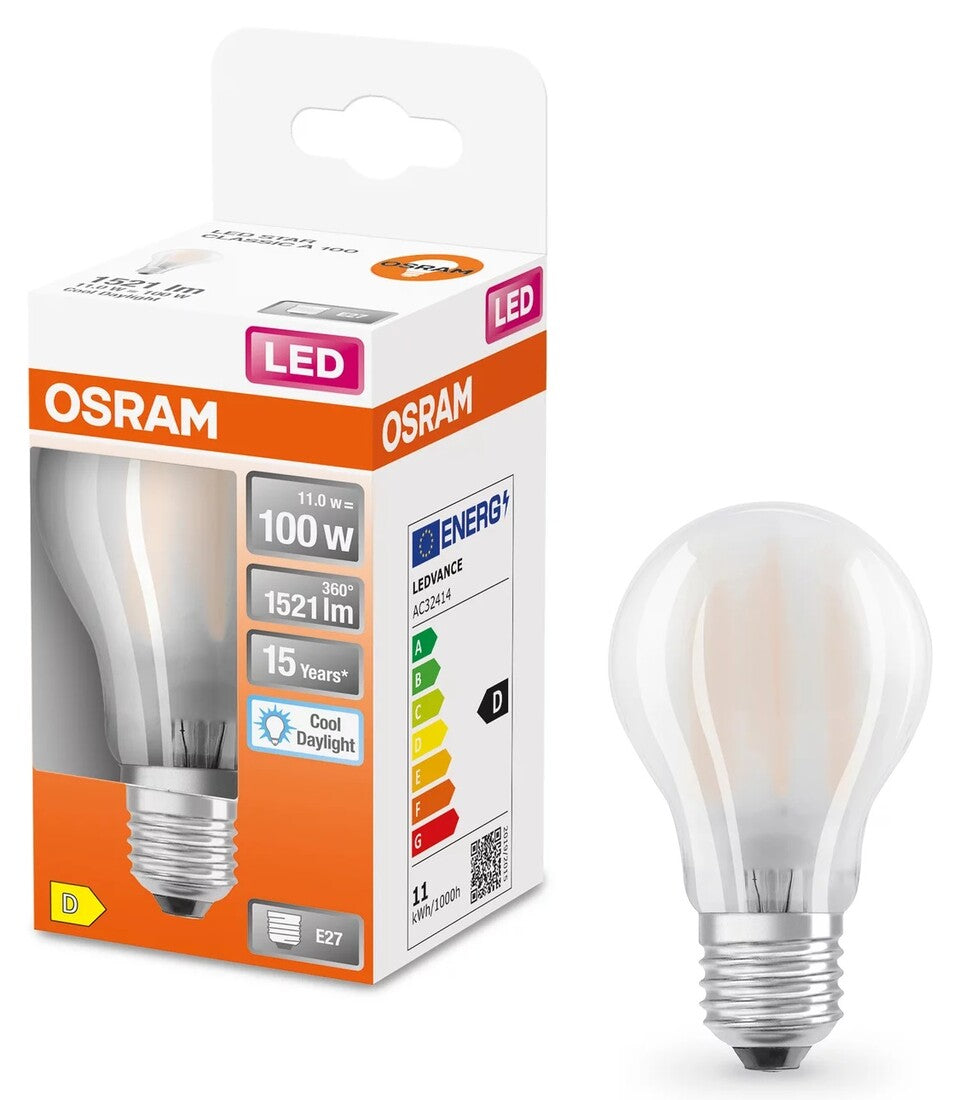 435445 STANDARD FIL LED MATT LAMP E27 10W 6500K RETROFIT OSRAM