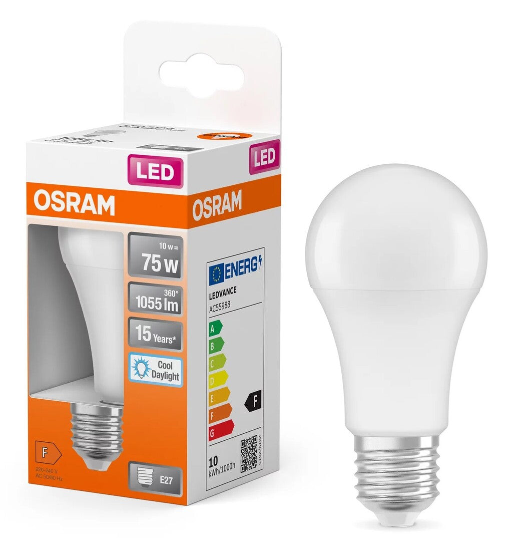023187 LAMPARA STANDARD LED E27 10W 6500K STAR OSRAM