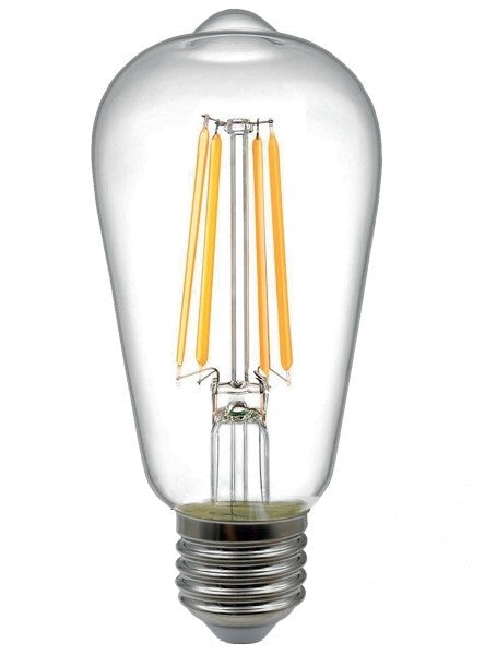 121171 LAMPARA PERA FIL LED ST64 E27 12W 4000K B&B