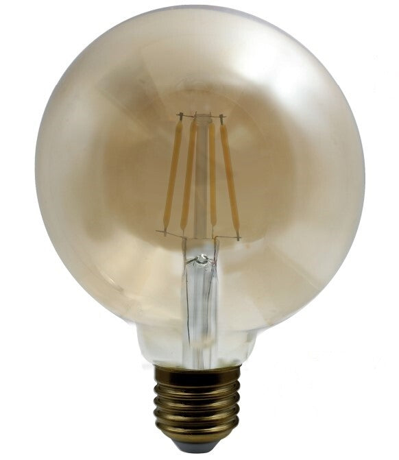 121169 BOMBILLA LED GLOBO GOLDEN G125 E27 12W 3000K B&B