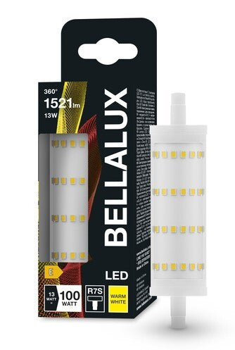 267727 LINEAR LED LAMP R7S 12W 2700K 118mm BELLALUX