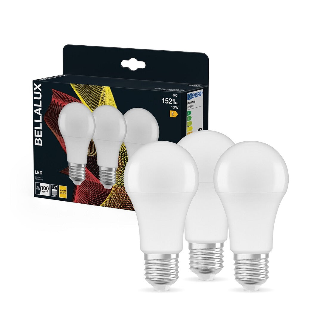 595583 3u LAMPARA STANDARD LED E27 13W 2700K BELLALUX