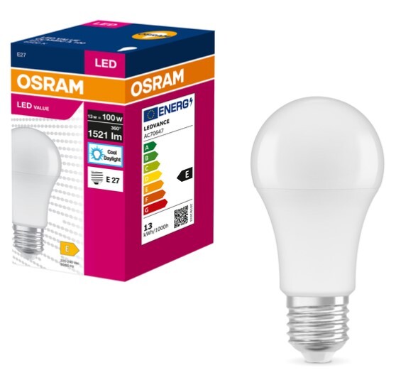 971042 LAMPARA STANDARD LED 13W E27 6500K OSRAM