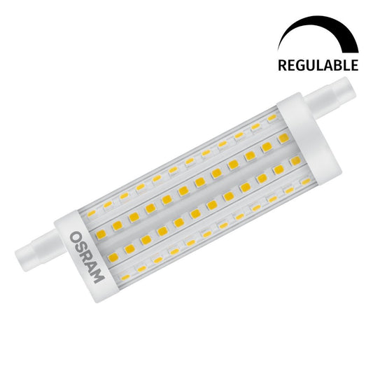 432550 LAMPARA LINEAL LED REGULABLE R7S 15W 2700K 118mm LINE OSRAM