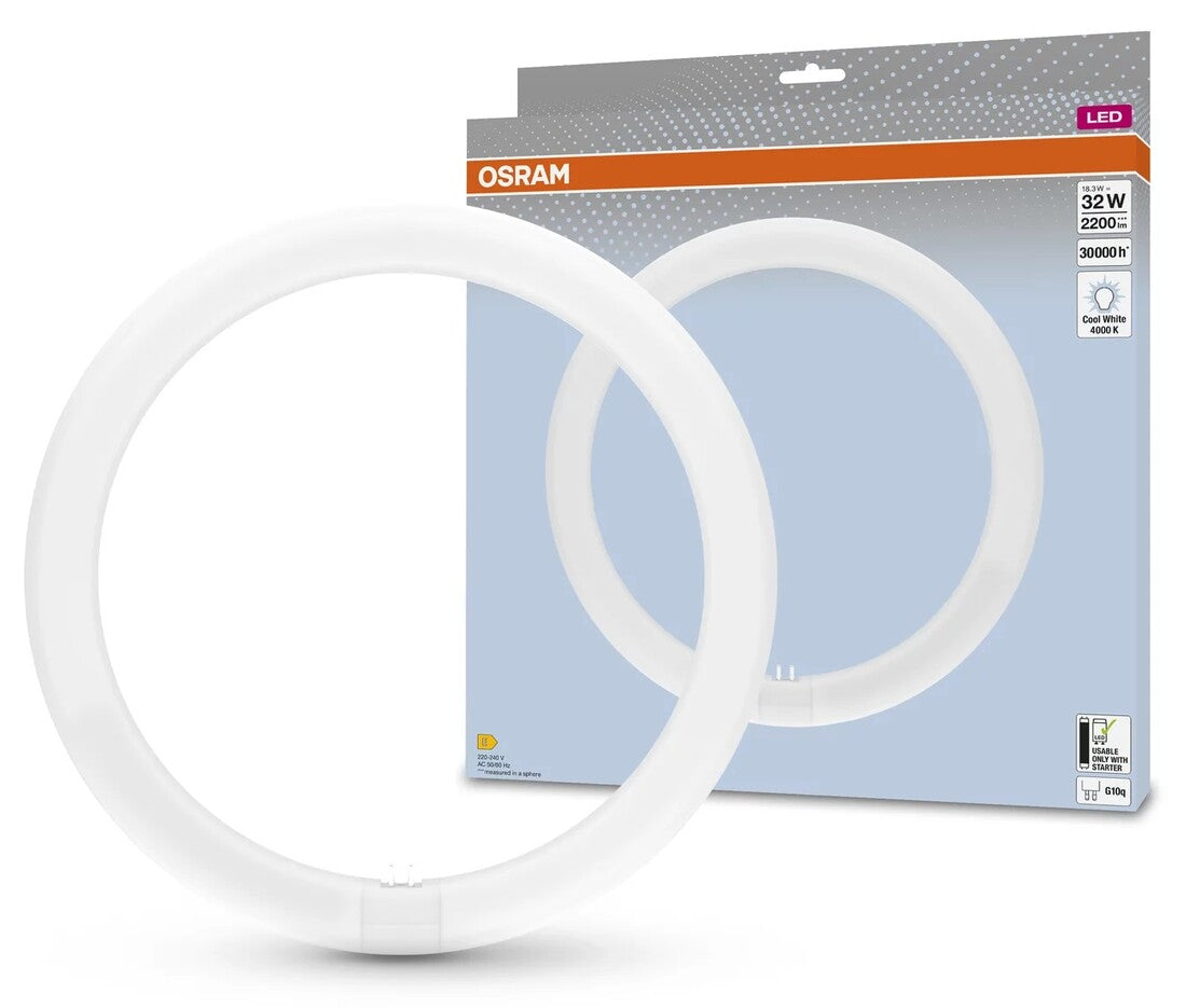 042683 TUBO CIRCULAR LED T9 G10Q 18,3W 4000K 300mm OSRAM | Suministros Figmar