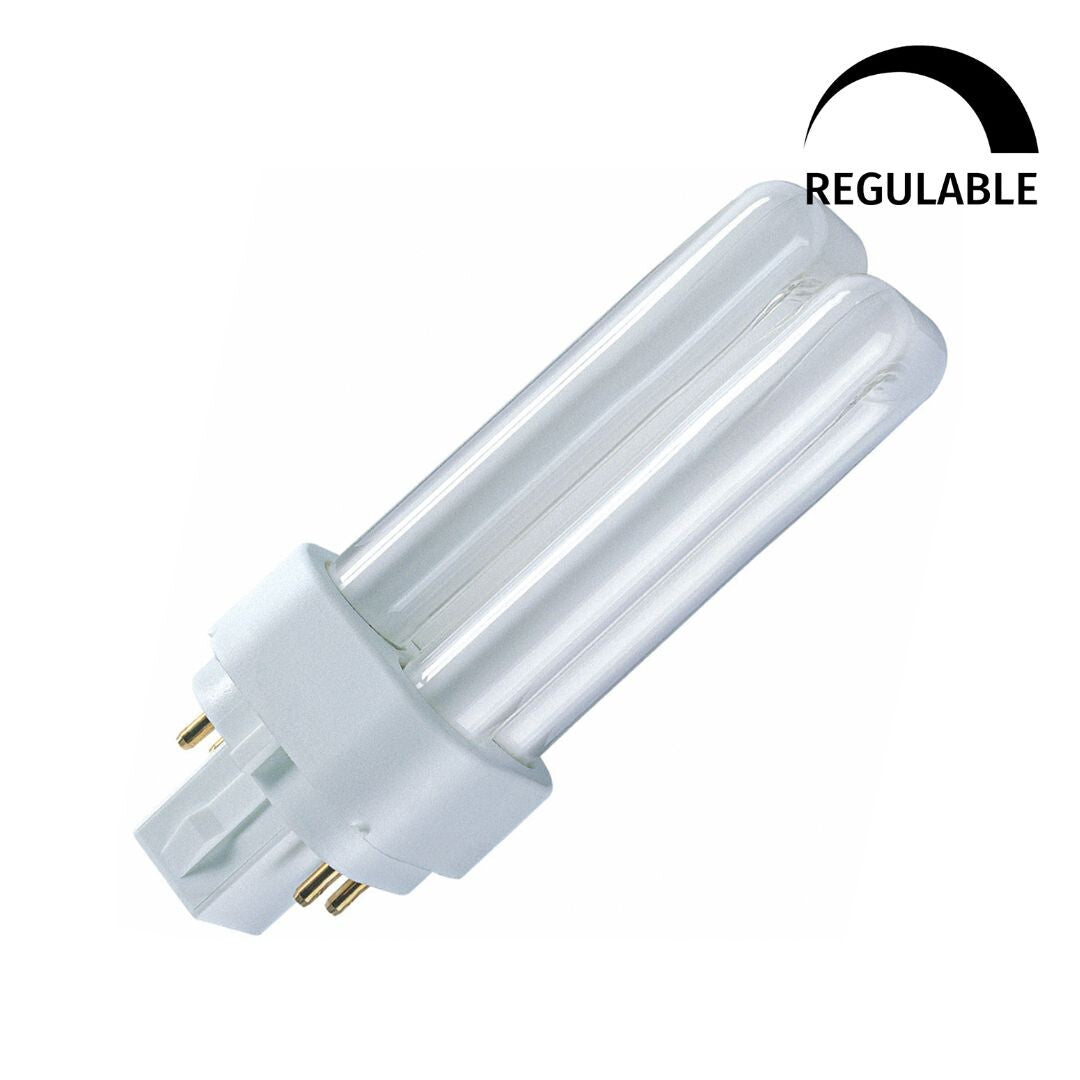 10765 LAMPE PL G24Q-2 18W 3000K GEMINI D/E KLAR