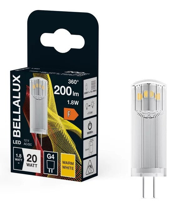 135932 LED-LAMPE G4 1,8W 2700K 12V BELLALUX