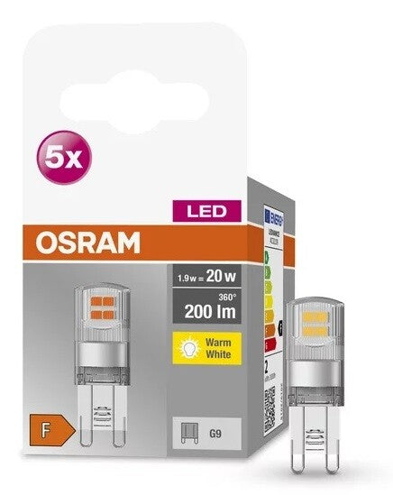 758049 5u G9 LED LAMP 1.9W 2700K OSRAM BASE