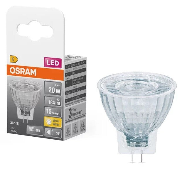 433403 GU4 LED LAMP 2.5W 2700K 12V MR11 STAR OSRAM