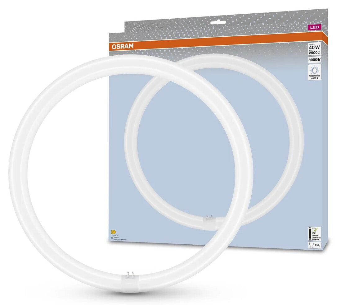 042720 TUBO CIRCULAR LED T9 G10Q 24W 4000K 400mm OSRAM | Suministros Figmar