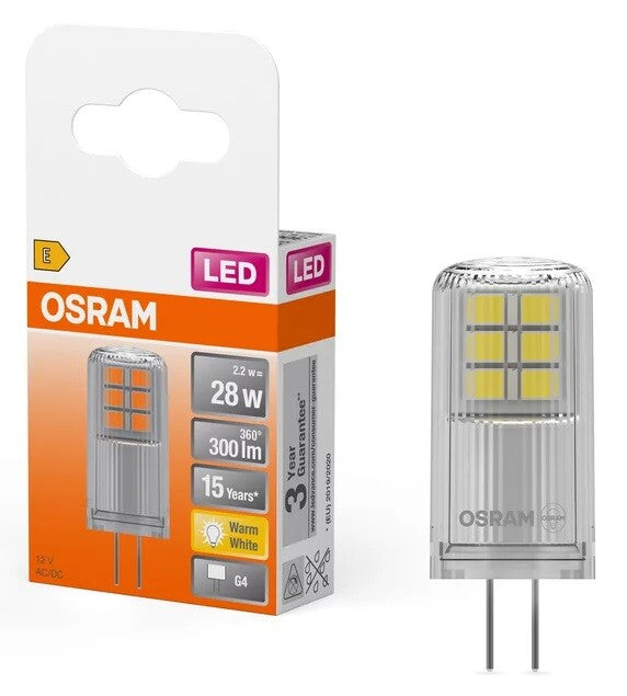 431997 LED-LAMPE G4 2,6W 2700K 12V OSRAM