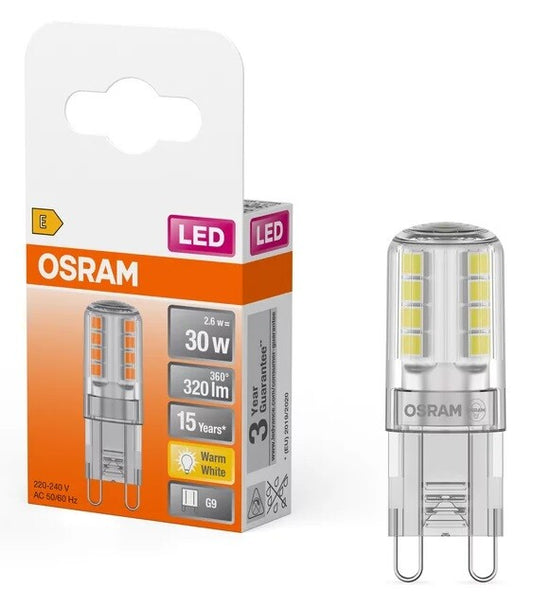 432338 LAMPARA LED G9 2,6W 2700K OSRAM