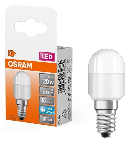 432789 LAMPARA T26 LED MATE E14 2,3W 6500K SPECIAL OSRAM
