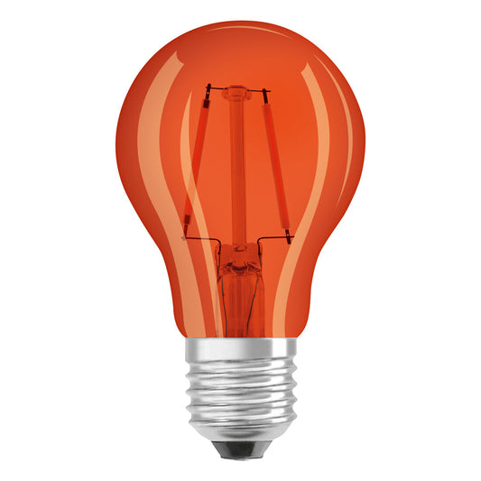 433960 LAMPARA STANDARD LED NARANJA E27 2,5W STAR DECOR OSRAM