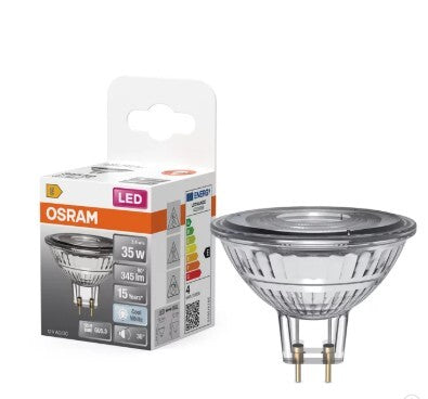 458309 LAMPARA MR16 LED GU5,3 3,4W 4000K 36° 12V LED STAR OSRAM