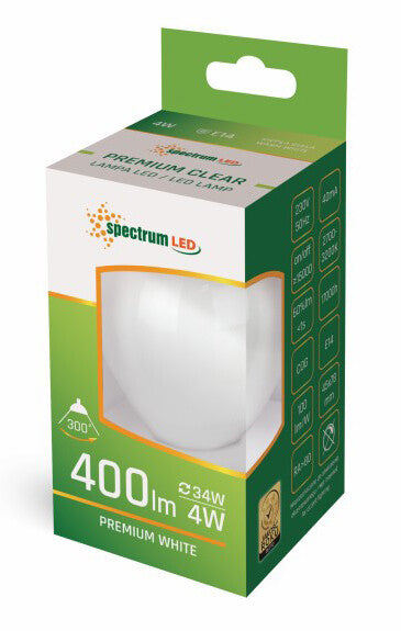 WOJ+14639 LAMPARA STANDARD LED CRISTAL E27 3,8W 3000K 806 Lm SPECTRUM
