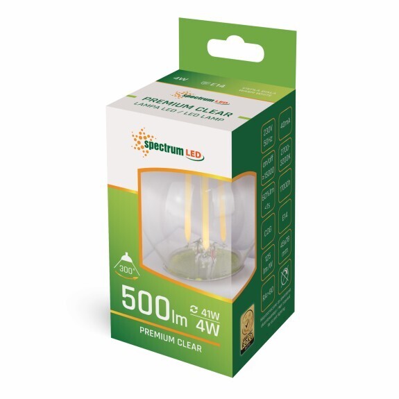 WOJ14071 LAMPARA ESF LED CRISTAL 4W E14 2700K