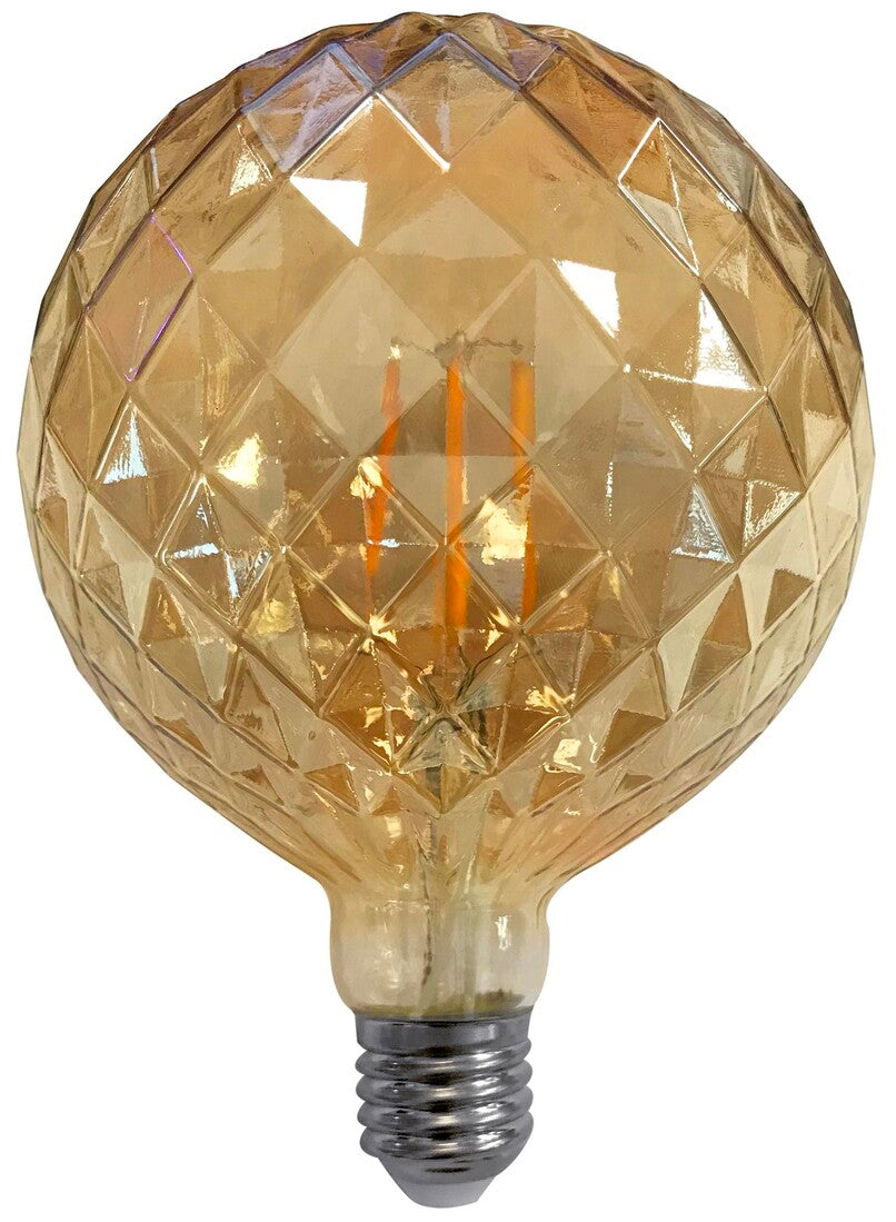 2601982 LAMPARA GLOBO PIÑA FIL LED AMBAR 4W F-BRIG