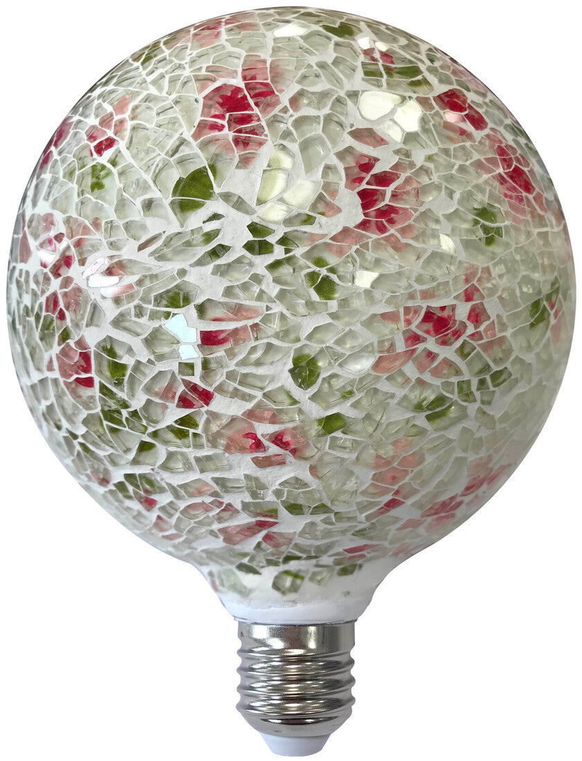 2601966-RO LAMPARA LED TIFFANY E27 4W ROSA