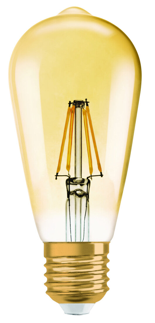 091377 LAMPARA PERA FILAMENTO LED VINTAGE 4W 2700K OSRAM