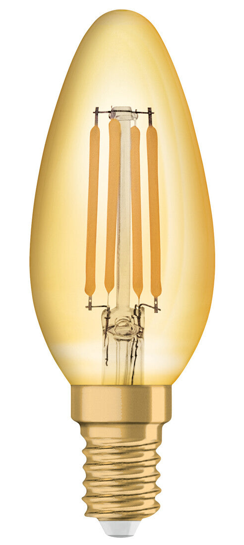091476 LAMPARA VELA FILAMENTO LED E14 4W 2400K VINTAGE 1906 OSRAM | Suministros Figmar