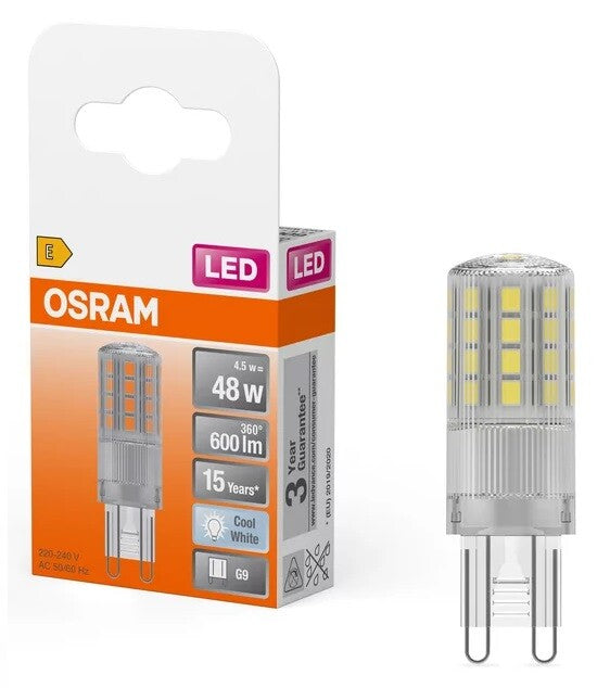 432482 LAMPARA LED G9 4,8W 4000K OSRAM