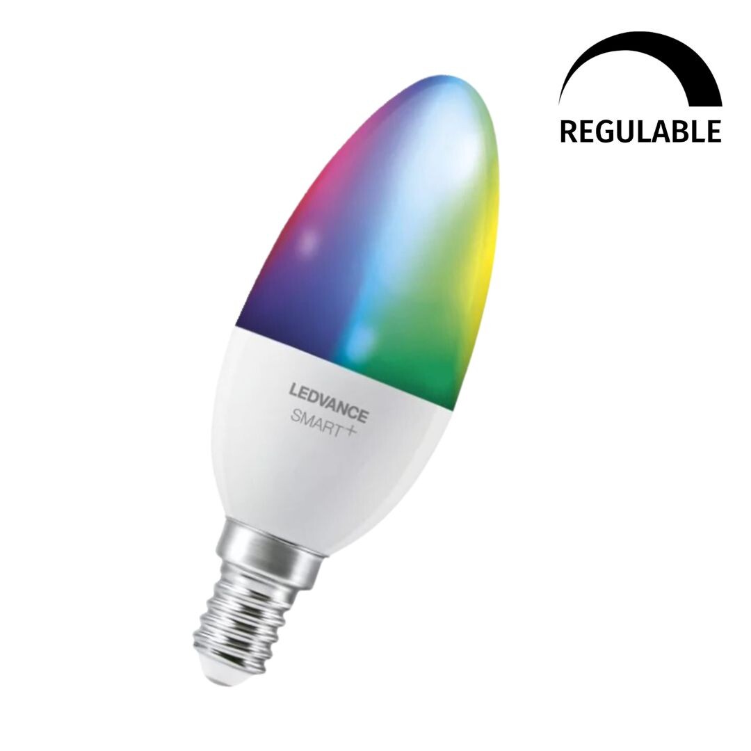 485570 LAMPARA SMART VELA LED 5W E14 RGB+W LEDVANCE | Suministros Figmar