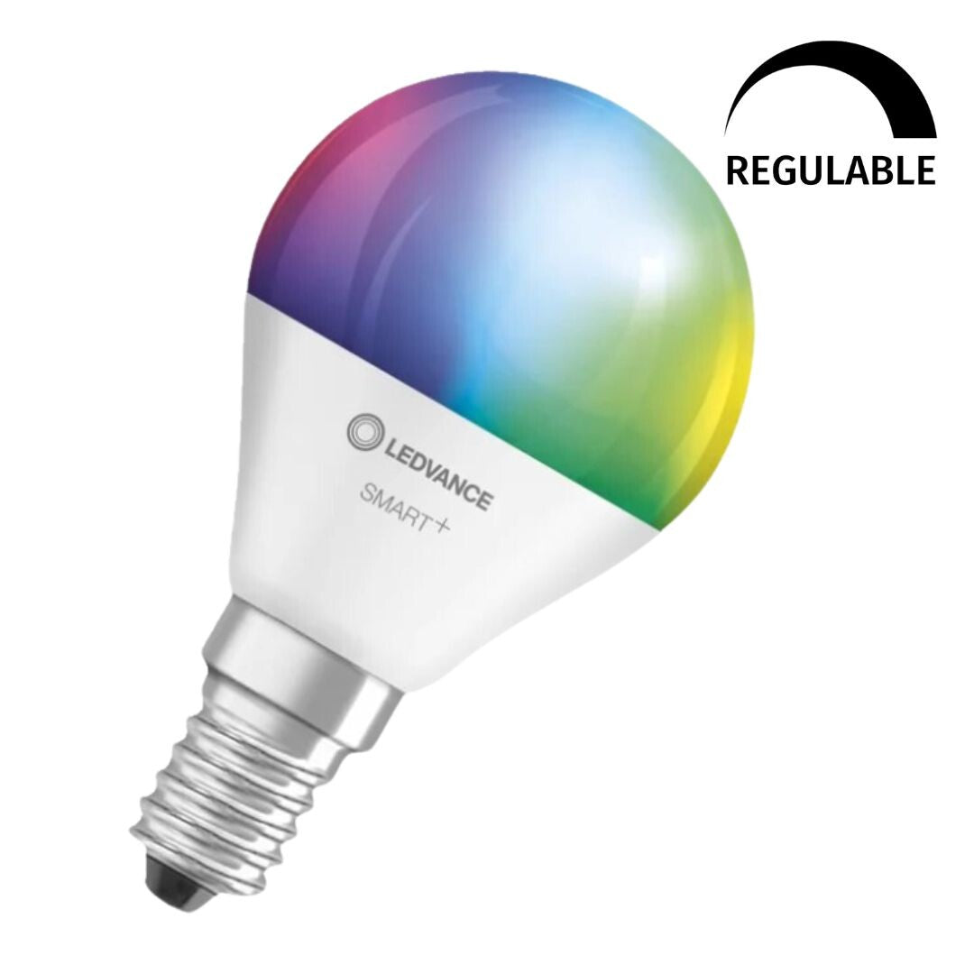 485631 LAMPARA SMART ESFERICA LED 5W E14 RGB+W LEDVANCE | Suministros Figmar