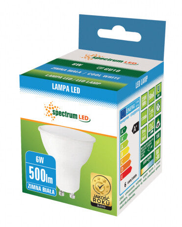 WOJ13266 LAMPARA DICROICA LED GU10 6W 6000K 500Lm