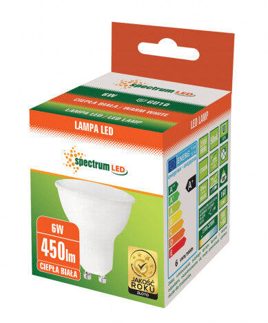 WOJ13265 LED-DICHTUNGSLEUCHTE GU10 6W 3000K 450Lm