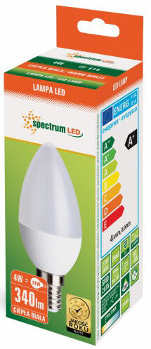 WOJ13026 LAMPARA VELA LED 6W E14 3000K SPECTRUM