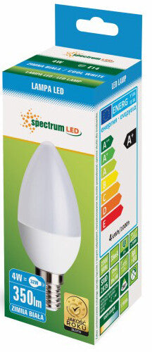 WOJ13027 LAMPARA VELA LED 6W E14 6500K SPECTRUM
