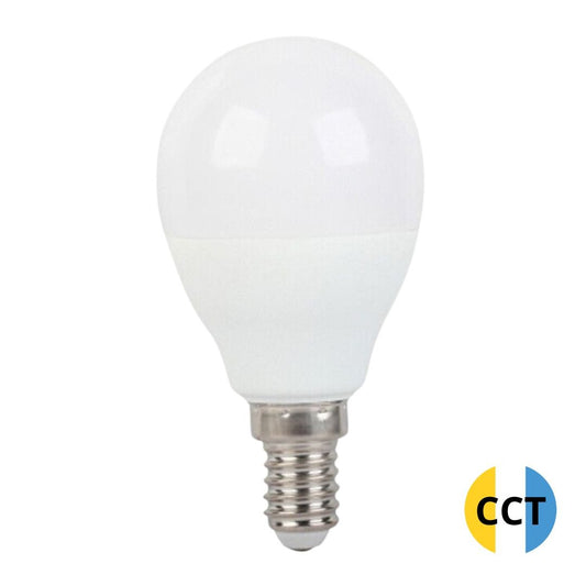 2601740 LAMPARA ESFERICA LED E14 6W CCT CON MEMORIA 560Lm F-BRIGHT