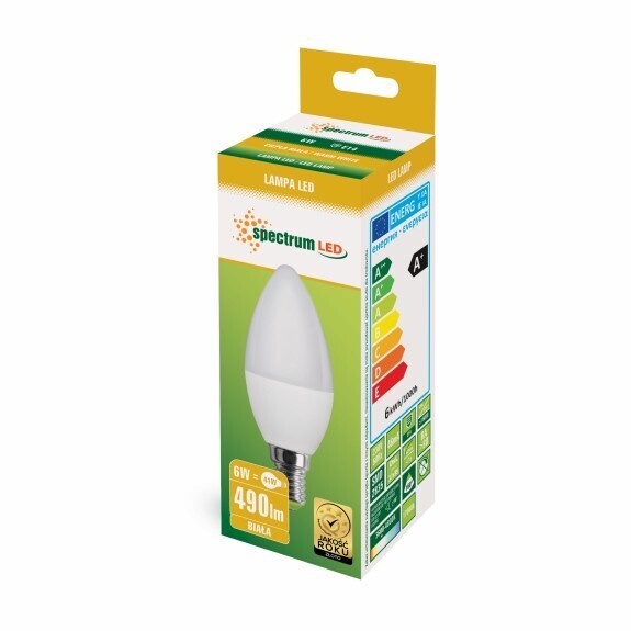 WOJ13758 LAMPARA VELA LED 6W E14 4000K 470Lm