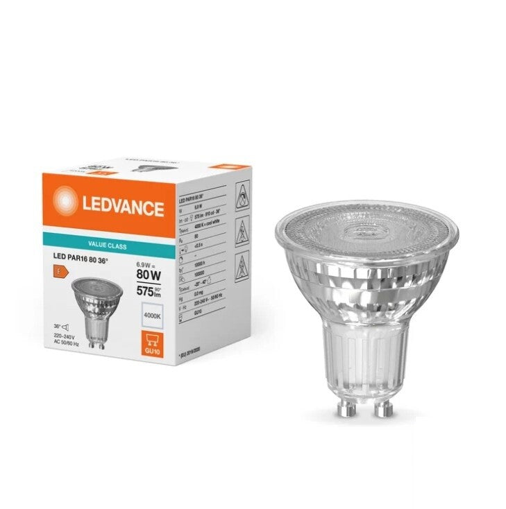 055331 LAMPARA LED GU10 6,9W 4000K 36º VALUE LEDVANCE