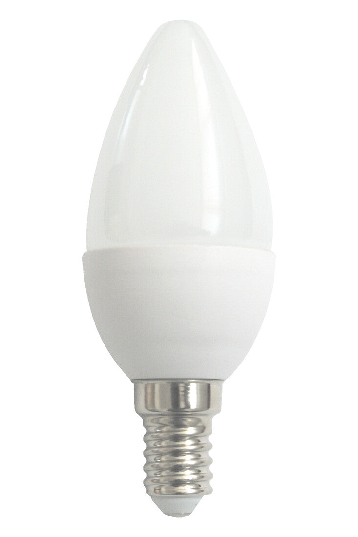 81.145/7/BLANCA LAMPARA VELA LED 7W E14 4000K DH | Suministros Figmar