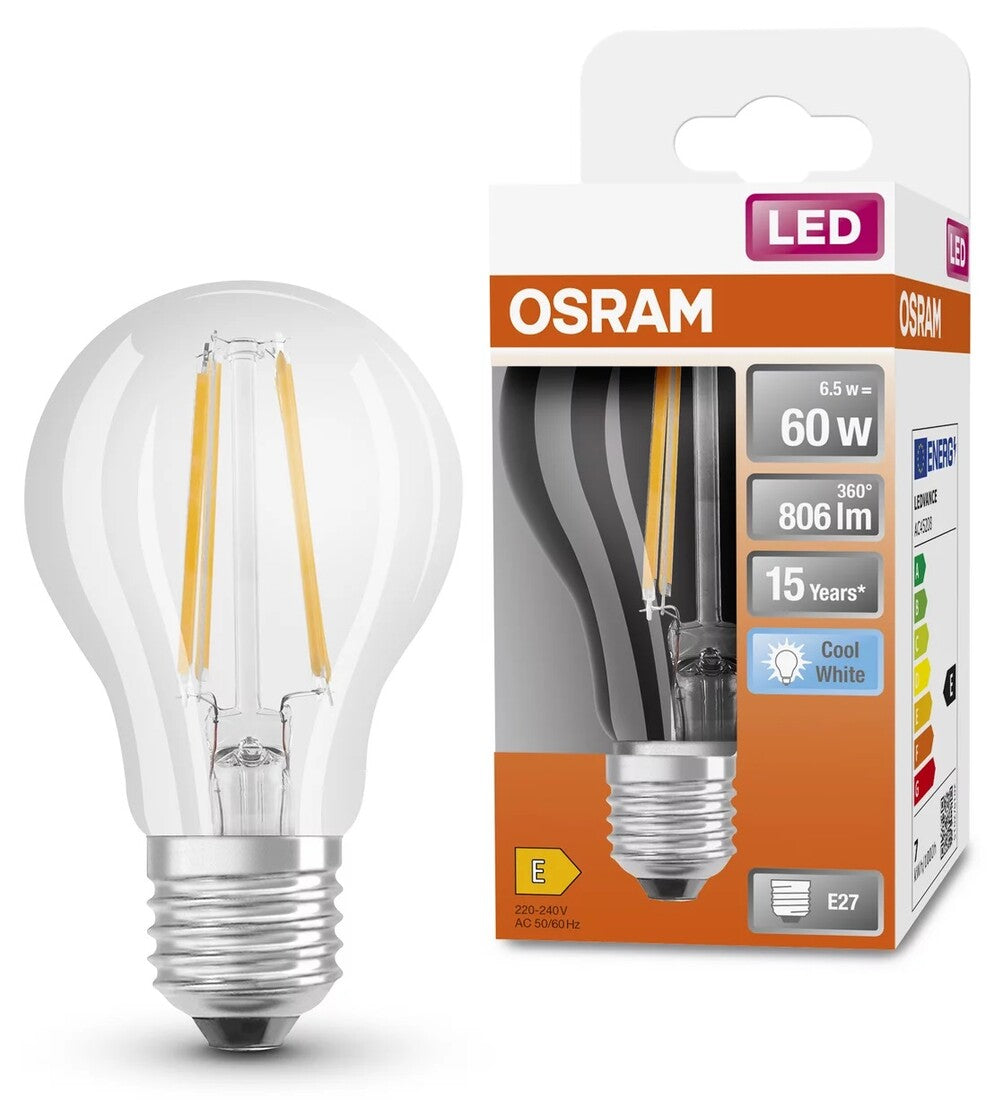 112308 STANDARD LED-FILAMENTLAMPE E27 7W 4000K RETROFIT OSRAM