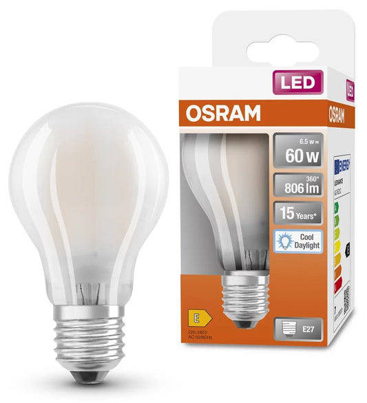 466098 LAMPARA STANDARD FIL LED MATE E27 6,5W 6500K RETROFIT OSRAM