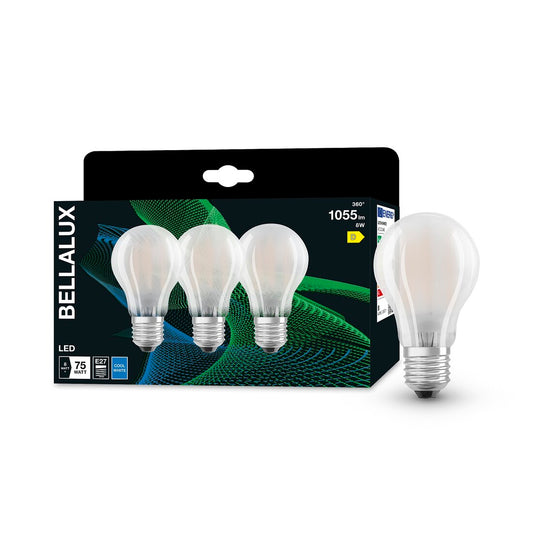 606371 3u LAMPARA STANDARD FIL LED MATE E27 7,5W 4000K BELLALUX
