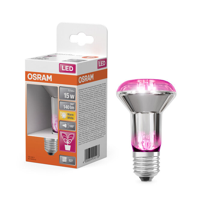 245138 LAMPARA R63 LED 7,5W E27 2700K 100° STAR OSRAM