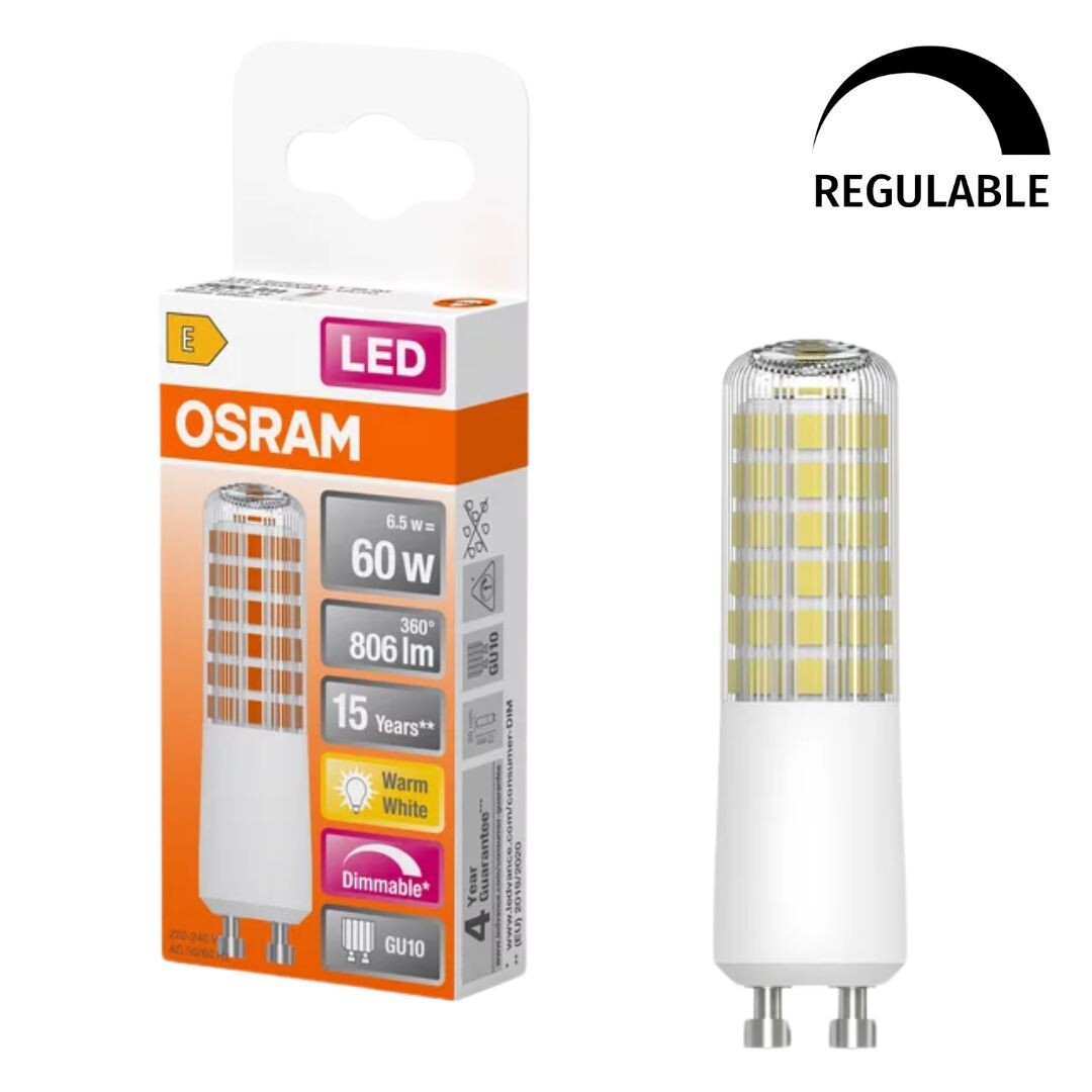 607378 LAMPARA TUBULAR LED DIMABLE GU10 7W 2700K SPECIAL T LEDVANCE | Suministros Figmar