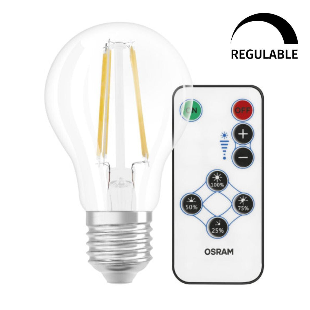 269644 LAMPARA STANDARD FIL LED REG C/MANDO E27 7W 2700K RETROFIT OSRAM