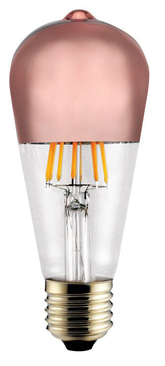 364-06-107 LAMPARA PERA FIL LED REFL BRONCE 8W E27 | Suministros Figmar