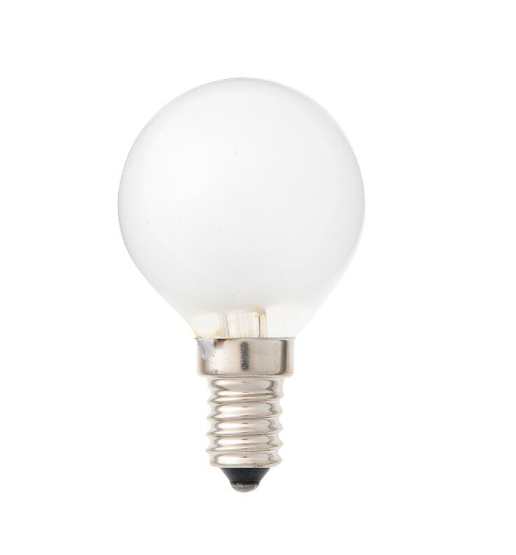 11152 LAMPARA ESFERICA MATE 25W E14 240V REFORZADA | Suministros Figmar
