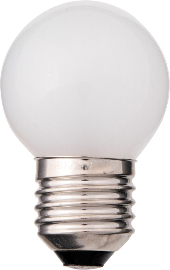 11156 KUGELBIRNE MATT 25W E27 240V VERSTÄRKT