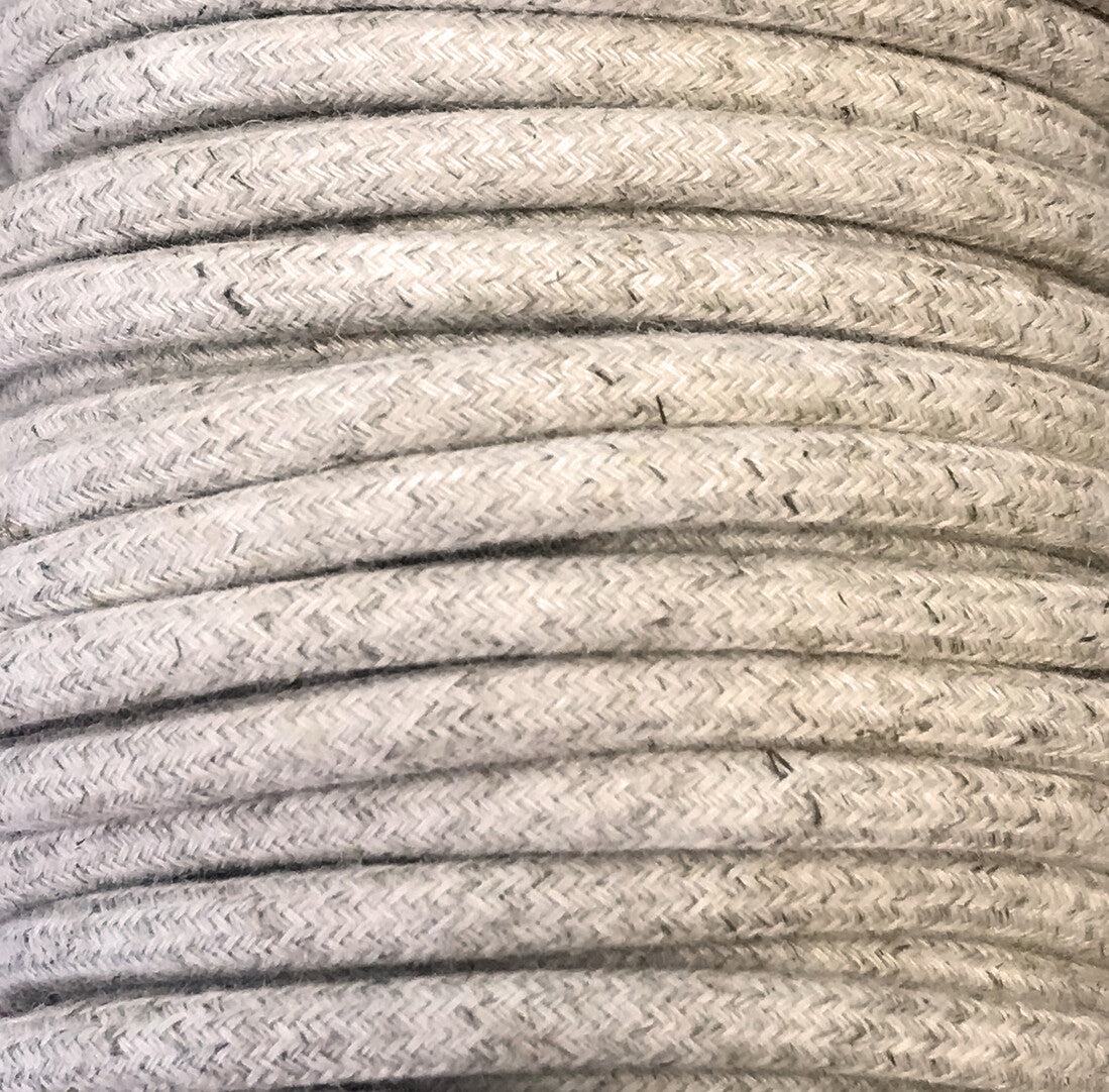 25 METROS CABLE DECORATIVO TELA LINO 2X0.75mm