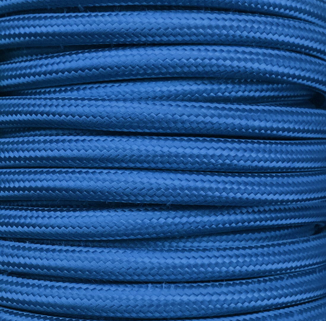 CIR62CM16 25m CABLE TEXTIL LISO AZUL KLEIN MATE